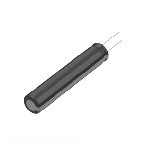 Condensateur original traversant 33 µF, en aluminium, 33 µF 20% 420V RADIAL TH 420TXW33MEFR10X40 - Product Image 1