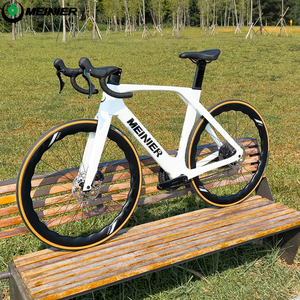 Vélo de route en fibre de carbone 700C Racing 2x12 vitesses avec freins à disque, filetage T47 MEINIER-DR645 - Product Image 6