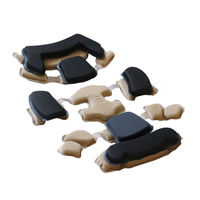 Coussinets en mousse amovibles pour casque, anti-vibrations, pour casques tactiques FMA