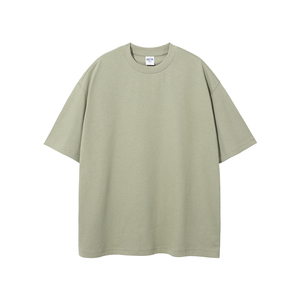 2023 304G新デザイン高級tシャツコットンルースフィットリトルドロップショルダーブランドブランク特大男性tシャツ - Product Image 4