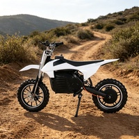 Mini moto électrique pour enfants, moteur 650W, batterie lithium 36V 7.8Ah, 3 vitesses, vitesse maximale 28 km/h, autonomie 45-21 km, moto tout-terrain pour jeunes