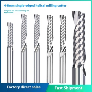 4-8mm vonfram thép Carbide đơn cạnh xoắn ốc phay Cutter cho CNC <span class=keywords><strong>Router</strong></span> tin cho chế biến gỗ quảng cáo khắc Cutter - Product Image 5