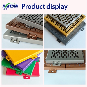 Kiến trúc nghệ thuật nhôm Rèm tường tùy chỉnh 3D mặt tiền thiết kế cho trung tâm thương mại & biệt thự bền vật liệu hợp kim nhôm - Product Image 3