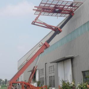 Plateforme élévatrice aérienne à chenilles pour plafond inversé avec télécommande pour l'installation de toitures en acier industrielles - Product Image 5