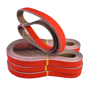 Banda de Lijado de Óxido de Aluminio Cerámico, Tipo Duro, con Respaldo de Tela de Poliéster y Algodón, Grano P36/40/60/80, 50x2100mm, para Vidrio - Product Image 2