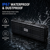 Boîte à outils en PP robuste, étanche et antichoc, certifiée IP67, personnalisable OEM/ODM, pour la chasse en extérieur, noire 1