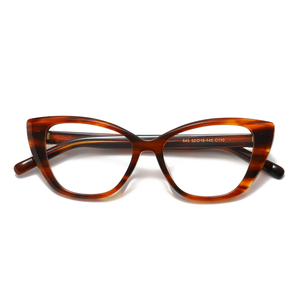 Gafas de sol estilo ojo de gato para mujer, montura completa de caparazón de tortuga, protección anti-UV, combinación para rostros ovalados - Product Image 6