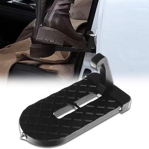 실버/블랙 알루미늄 접이식 자동차 도어 단계 경량 지붕 랙 액세스 대부분의 SUV와 트럭 새로운 조건 개조 사용 - Product Image 2