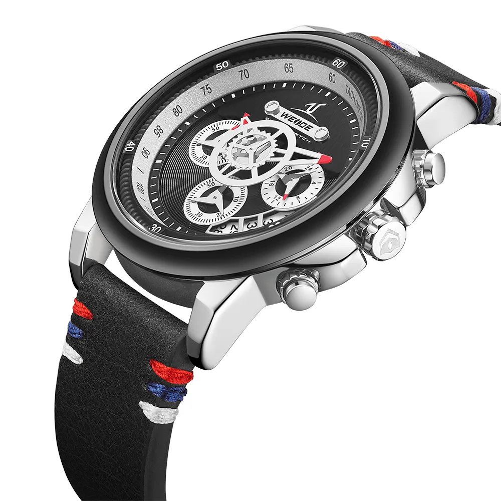 2020 New Arrivals WEIDE Fashion Mens Wristwatch Famous Brand Chronograph Quartz Business Watch