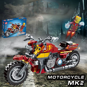 Blocchi di Costruzione per Bambini a Tema <span class=keywords><strong>Supereroi</strong></span> Americani, Puzzle in Plastica ABS, Giocattolo Fai-da-Te - Product Image 4