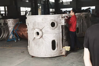Fourneau de fusion à induction industriel de grande capacité Corps de four de 1 tonne à 10 tonnes