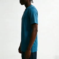 T-shirt pour homme à séchage rapide, coton et élasthanne, jersey, col rond, manches courtes, coupe classique, tee-shirt sportif
