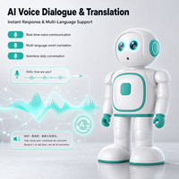 Robot programmable, robot humanoïde éducatif intelligent à intelligence artificielle, robot dansant, voix GPT, anglais, matériau ABS, fabriqué en Chine
