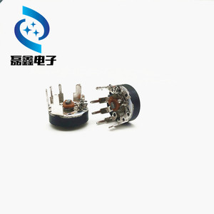 Potenciómetro Rotatorio RV12 de 50K Ohmios con Interruptor, Orificio Pasante, Actuador Moleteado SPDT - Product Image 5