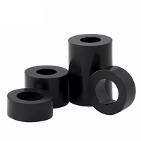 PTFE/Nylon Spacer M4 028 Kunststoff LED Spacer Abstands halter 10mm 20mm Runde LED Kunststoff Abstands halter Weiß Schwarz Kunststoff Ring Spacer