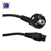 VDE 220v Eu Cordon d'alimentation européen Ac Euro Iec320 C5 0.75mm Câble Europe avec prise