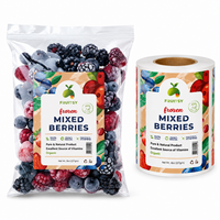 Étiquettes personnalisées pour emballages de fruits surgelés, baies, fraises, mangues, autocollants alimentaires résistants à l'humidité, adhésifs pour congélateur