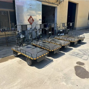 Manufacturer's Direct Supply Strong Customizable Speed Electric Flatbed Truck Load King Thickened <b>Material</b> <b>Handling</b> Equipment - Product Image 5