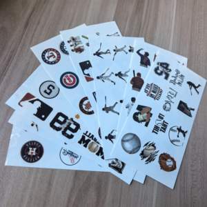 Tatouages temporaires pour enfants, 8 feuilles, 3,<span class=keywords><strong>1</strong></span> x 6,<span class=keywords><strong>1</strong></span> pouces, mignons, dessin animé, tortues ninja, Noël, autocollants pour le corps, art corporel pour enfants, garçons - Product Image 4