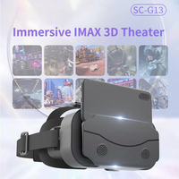 2023新款VR耳机3D眼镜耳机头盔vr兼容游戏视频盒虚拟现实Gafas