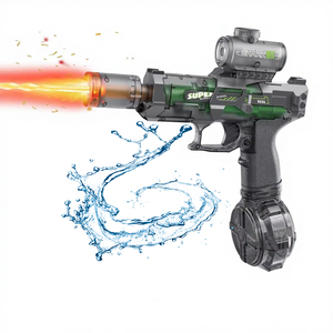 Nouveau style populaire : Jouets pistolets à eau électriques avec lumière clignotante, grande capacité, fonction <span class=keywords><strong>de</strong></span> tir continu entièrement automatique - Product Image 1