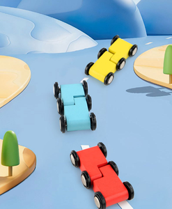 Juguete Educativo Interactivo para Padres e Hijos, Coche <span class=keywords><strong>de</strong></span> <span class=keywords><strong>Carreras</strong></span> con Tobogán <span class=keywords><strong>de</strong></span> Diseño <span class=keywords><strong>de</strong></span> Dibujos Animados Coloridos, Venta al Por Mayor - Product Image 4