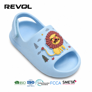 Sandalias EVA Antideslizantes Ecológicas para Niños, Diseño de Dibujos Animados <span class=keywords><strong>en</strong></span> 3D, Correa Ajustable, Producción al por Mayor, Zapatos <span class=keywords><strong>Infantiles</strong></span> - Product Image 3