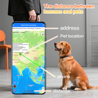 Traceur GPS intelligent étanche OEM ODM GNSS LBS 4G LTE Beidou pour animaux de compagnie avec support d'application Android/iOS et 1 an de suivi pour chiens