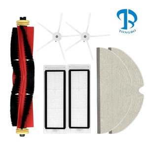 Ajustement pour <span class=keywords><strong>Roborock</strong></span> S5 Max <span class=keywords><strong>S6</strong></span> <span class=keywords><strong>MaxV</strong></span> S4 S5 <span class=keywords><strong>S6</strong></span> brosse principale filtre Hepa vadrouille tissu brosse latérale Kits Robot aspirateur pièces - Product Image 1