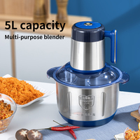 5L Multifonction Fufu Blender Mini Pounder Yam Pounding Food Chopper Broyeurs Machine Électrique Hachoir À Viande à Vendre
