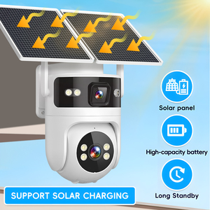 <span class=keywords><strong>กล้อง</strong></span><span class=keywords><strong>วงจรปิด</strong></span>พลังงานแสงอาทิตย์ 4G ปี 2026 สำหรับภายนอกอาคาร ไร้สาย พร้อมระบบมองเห็นกลางคืนด้วยอินฟราเรด ความละเอียด 1080P ตรวจจับความเคลื่อนไหว เหมาะสำหรับฟาร์ม/บ้านในชนบท - Product Image 3