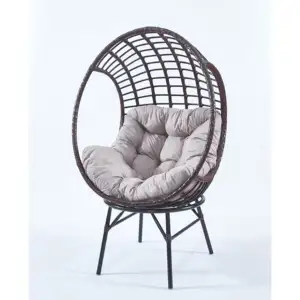 Sedie sospese per camere da letto rattan singolo con gambe supporto per altalena da esterno migliore sedia a uovo doppia all'ingrosso senza gancio - Product Image 1