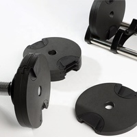 Vente en usine de matériel de musculation Sportvue 32kg/80lb 40kg/90lb haltère réglable en acier pour exercice physique à domicile