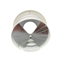 Grille de climatisation centrale en alliage d'aluminium Diffuseur de plafond réglable Hvac Round Vent Jet Diffuser