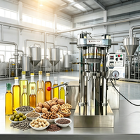 Hoge olieproductie kleine hydraulische oliepers huishoudelijke commerciële oliepers voor walnoot, sesam, copra, avocado