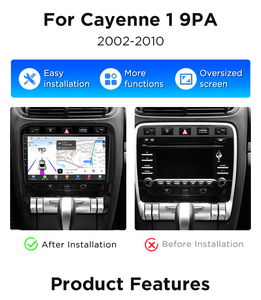 Junsun Qualcomm Chip <span class=keywords><strong>Android</strong></span> Autoradio für Porsche Cayenne 1 9PA 2002-2010 Apple CarPlay Stereo 360-Grad-Kamera 1,8 GHz - Product Image 2