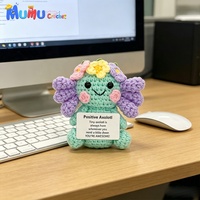 Poupée Amigurumi Axolotl au Crochet Faite Main Personnalisée en Gros pour l'Énergie Positive, Cadeau pour la Maison et le Bureau