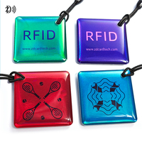 Tarjeta RFID Epoxi de Alta Calidad, Etiqueta NFC de 13.56MHz, NTAG 213 215 216, Llavero NFC Epoxi para Control de Acceso, Venta de Fábrica