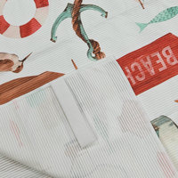 Nouvelle conception, serviette de plage haut de gamme à double face, imprimée, sans sable, rayée, personnalisée, compressée, antimicrobienne, certifiée OEKO-TEX