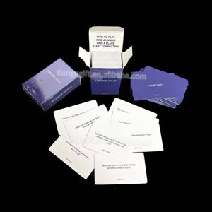 <span class=keywords><strong>Juego</strong></span> <span class=keywords><strong>de</strong></span> Cartas Personalizado <span class=keywords><strong>de</strong></span> Tamaño Pequeño <span class=keywords><strong>para</strong></span> la Familia, Mini <span class=keywords><strong>Juego</strong></span> <span class=keywords><strong>de</strong></span> <span class=keywords><strong>Preguntas</strong></span> sobre Emociones con Caja <span class=keywords><strong>de</strong></span> Cartón - Product Image 3
