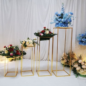 Fashion Forward Stylish Metal Plant Rack Premium Iron <b>Flower</b> Stand For Retail Shop Window <b>Display</b> Decor - Product Image 1