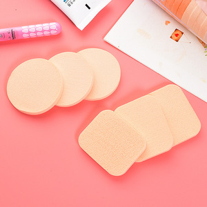 Éponge de maquillage Soumei Hidemi, forme irrégulière, synthétique, lavable, pour usage sec et humide, tampon nettoyant pour le visage - Product Image 2