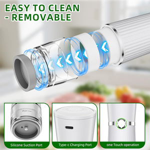 משאבת ואקום ניידת חכמה 10W ABS לשקיות ואקום למזון ביתיות, משאבת יניקה קטנה עם טעינה, למכירה בינלאומית - Product Image 5