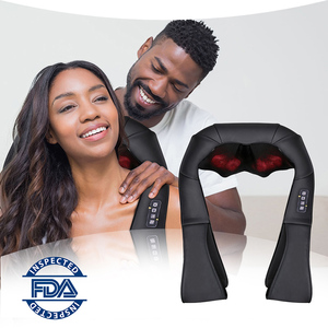 LUYAO-masajeador shiatsu para cuello, hombros y espalda, máquina de masaje, LY-580A + 1