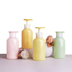 Botellas de Plástico con Bomba para Lociones <span class=keywords><strong>Makron</strong></span> de 300 ml, Envases de PET Vacíos para Cosméticos de Color, Champú, Limpiador Facial, Líquido Facial - Product Image 1