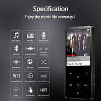 Pemutar MP3/MP4 Layar Besar 2"-4" dengan Speaker Bawaan, Bahan Zinc Alloy, Mendukung Windows, USB, E-Book & AVI, Baterai 500-1000mAh