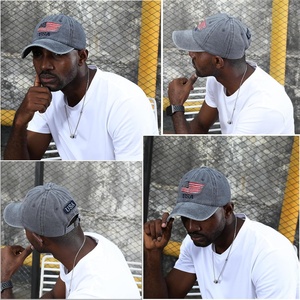 Gorra de Béisbol Unisex Estilo Trucker con Bandera Americana, Lavada y Desgastada, Ajustable, Impermeable, de Algodón - Product Image 6