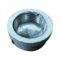 Raccord de tuyauterie en acier galvanisé pré-galvanisé de 2 pouces (60,3 mm) avec bouchon fileté malléable