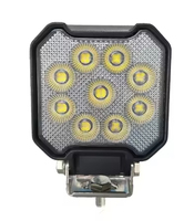 4 Inch 30W Square White Led Driving Light Flood Beam Headlamp 9Led Work Light With ECE R10 for Offroad Forklift Tractor