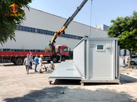 Maison conteneur pliable et extensible moderne en acier préfabriqué de 40 pieds, design 2022, pour usage en villa